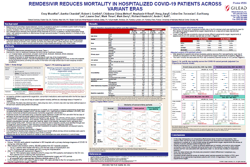 Remdesivir reduces mortality in hospitalized COVID-19 patients across variant eras Mozaffari et al